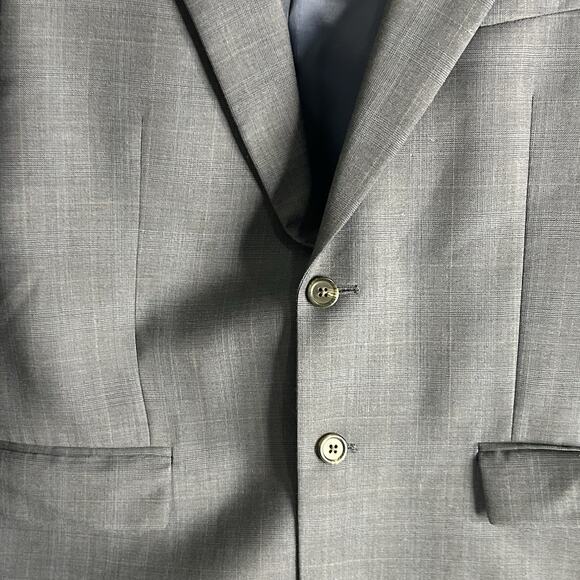 Lauren Ralph Lauren Men Plaid Two Button Blazer Wool Sport Coat Jacket Size 42R - Picture 12 of 15